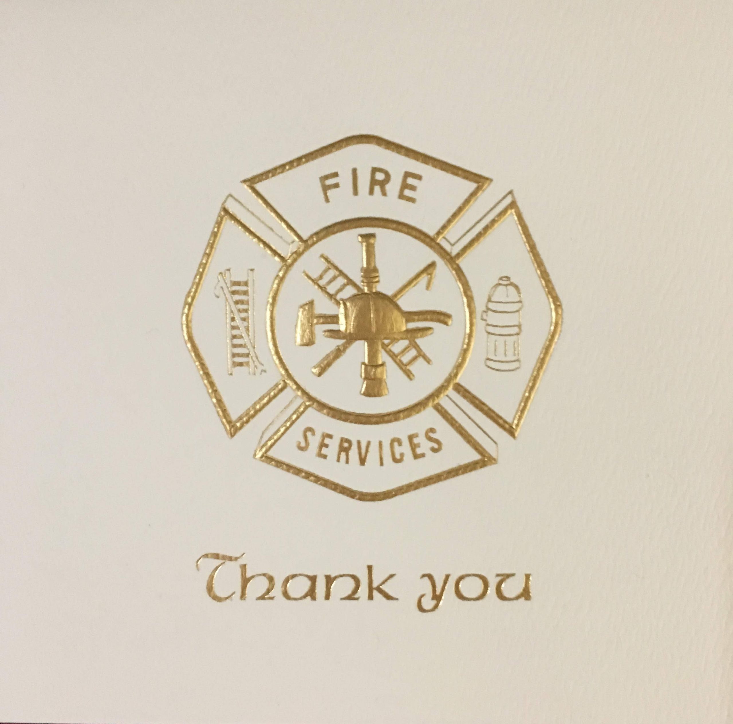 Thank You Cards - Fire