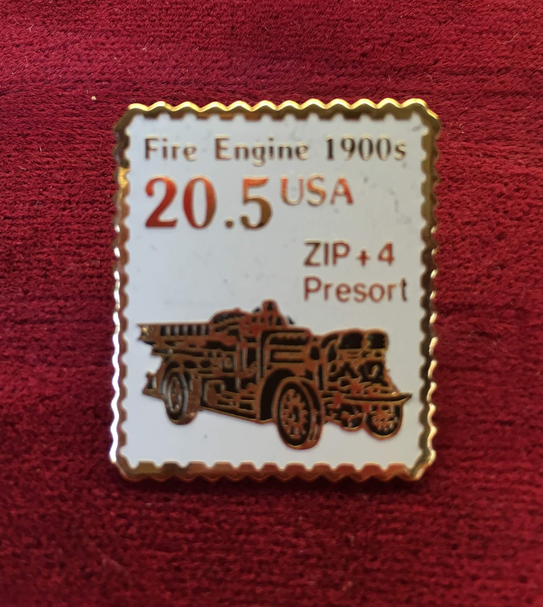 Lapel Pin - Engine Stamp