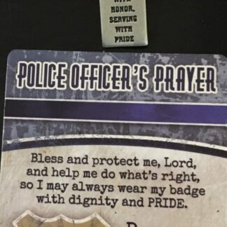 Visor Clip - Police Officer's Prayer