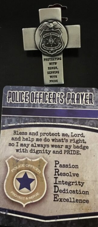 Visor Clip - Police Officer's Prayer