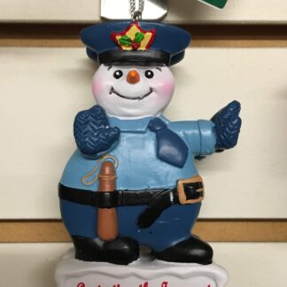 Ornament-Police-Protecting the Innocent Snowman