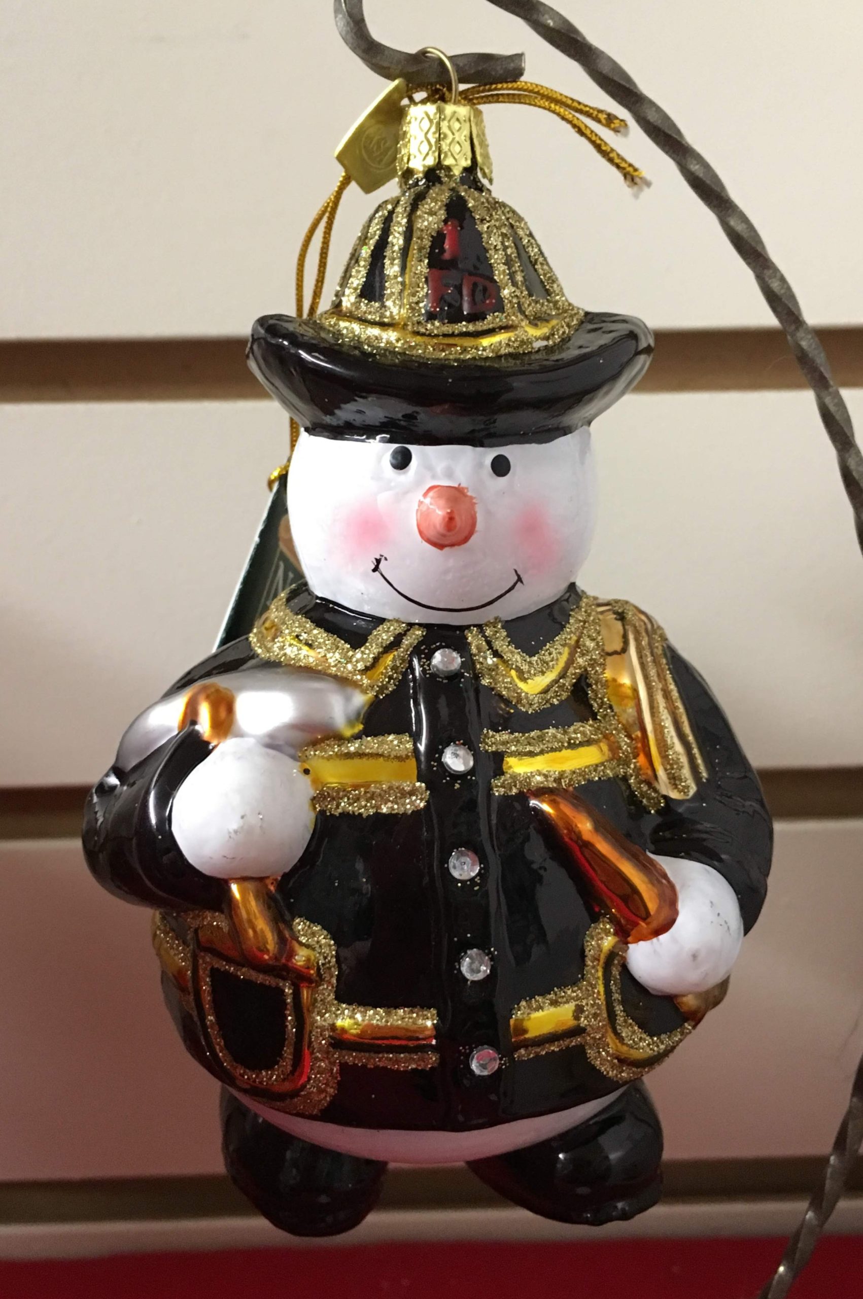 Ornament-Fire- Noble Gem Snowman