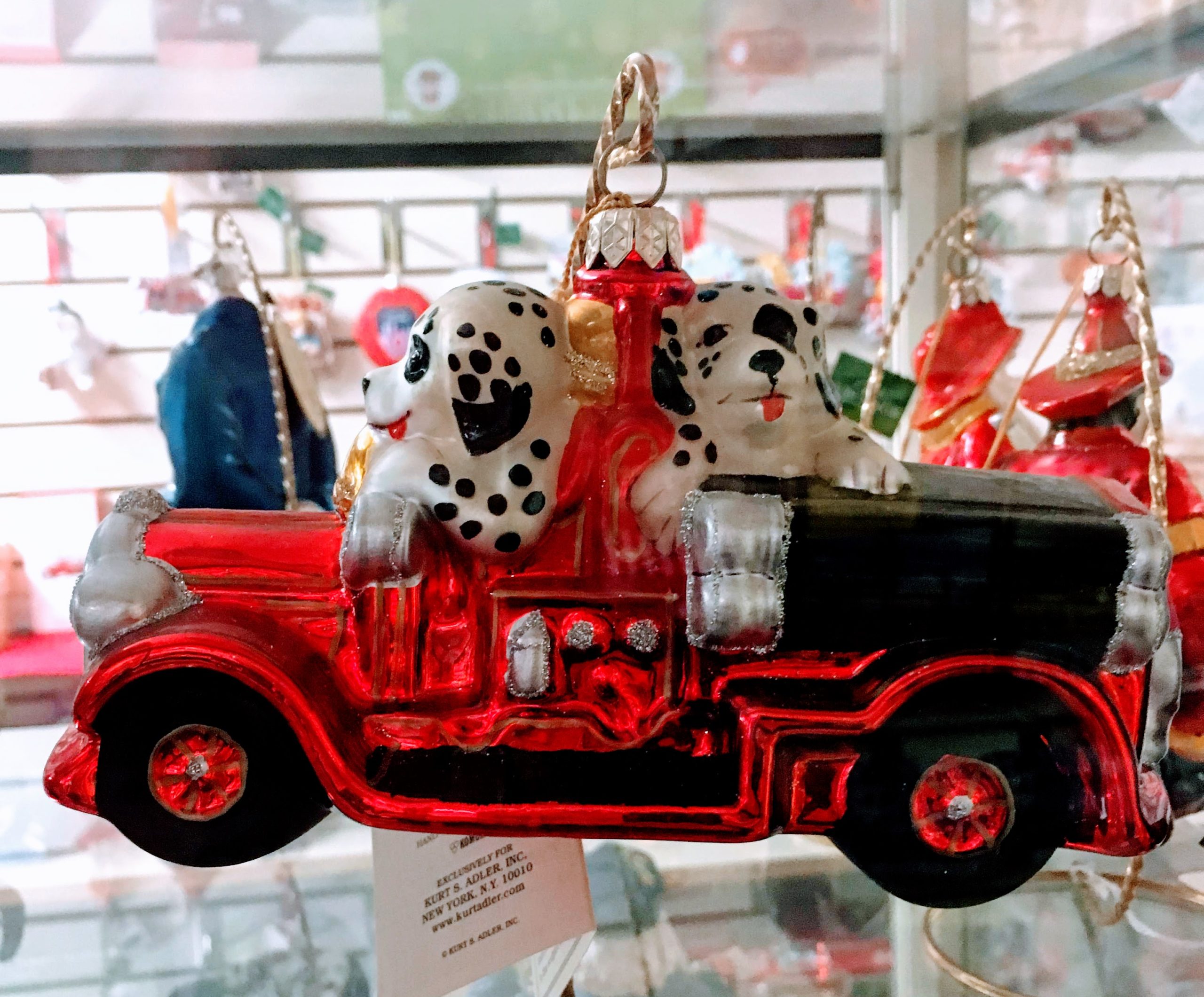 Ornament-Fire-Puppies to the Rescue