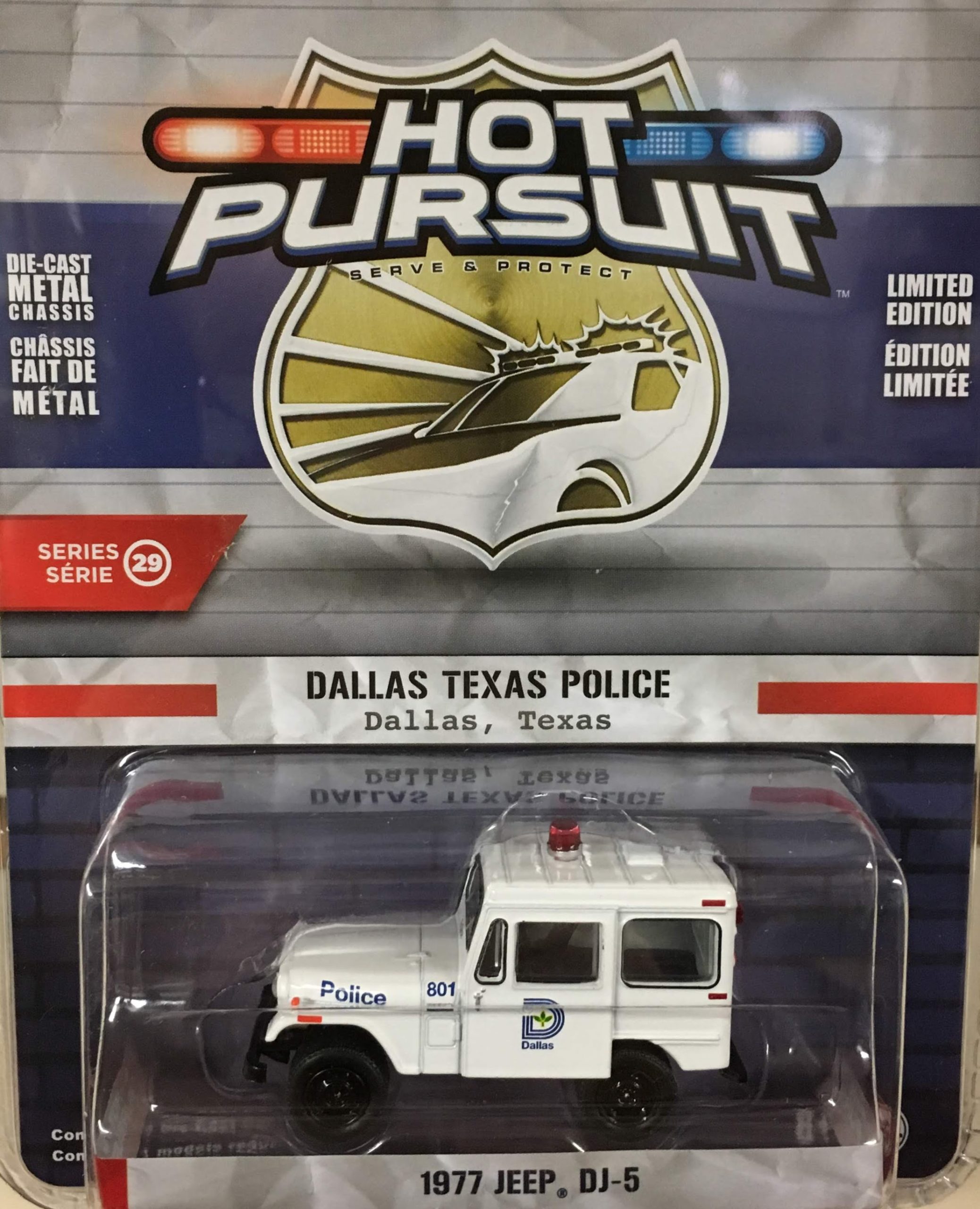 Jeep DJ-5 1977, Dallas, TX Police 1:64