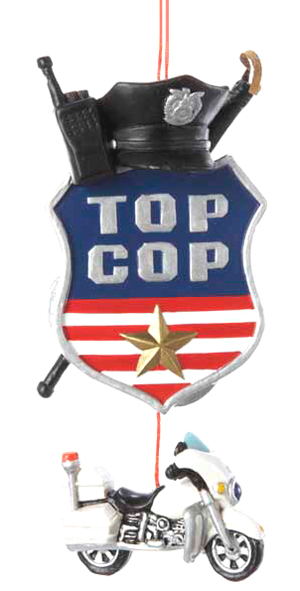 Ornament - Police - Top Cop