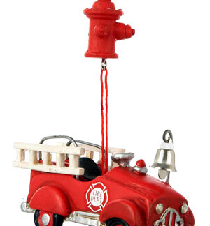 Ornament - Fire - Fire Truck On Its Way