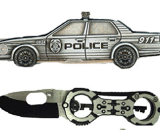 Pocket Knife - Police Hand Cuffs and Police Car Novelty Set.