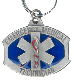Key Chain - Emergency Medical Technician - Enameled