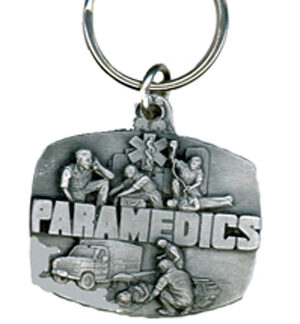 Key Chain - Paramedics Pewter