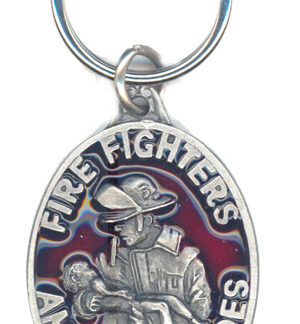 Key Chain - America's Fire  Heroes -  Enameled