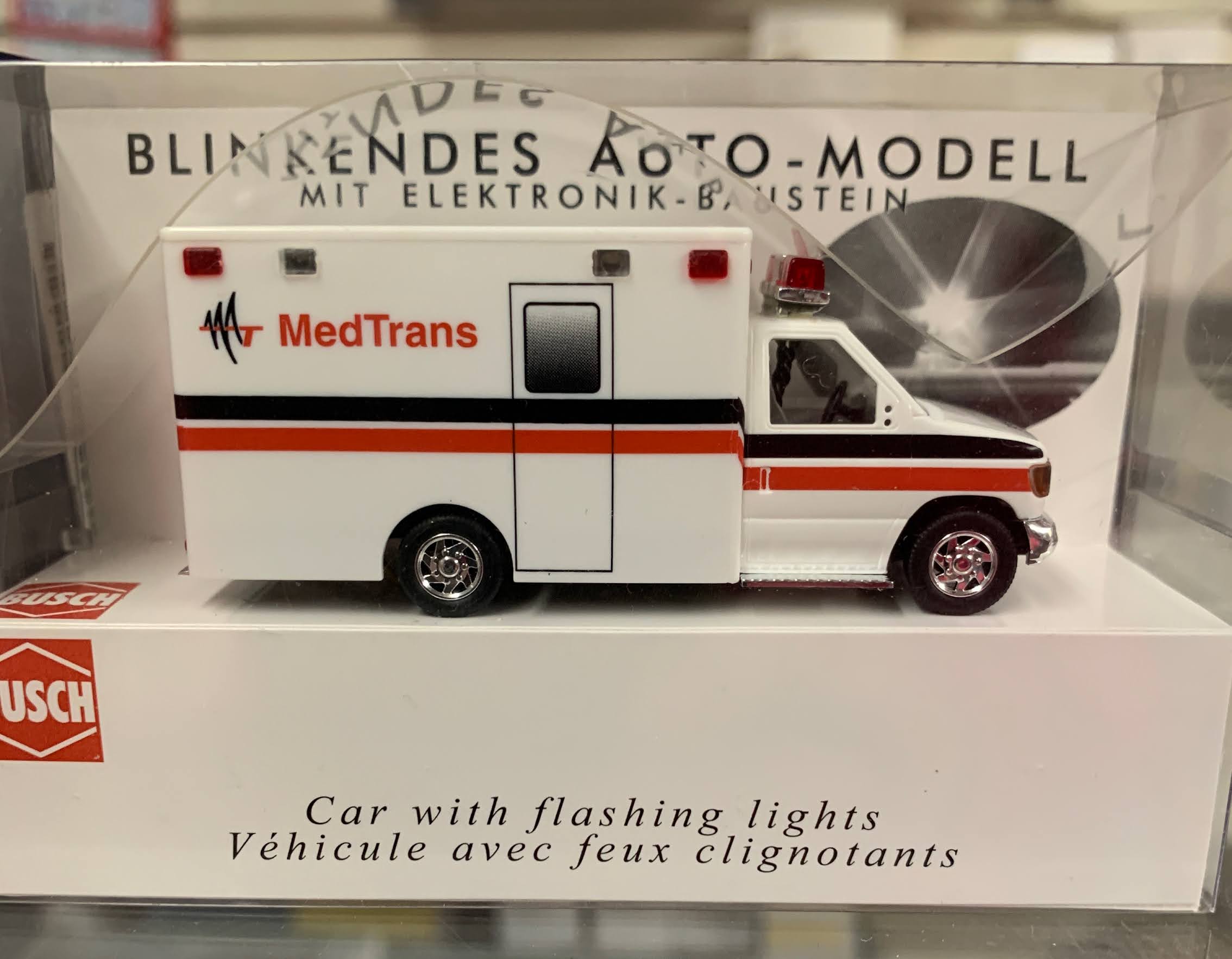 MedTrans Ambulance with "Flashing Lights"