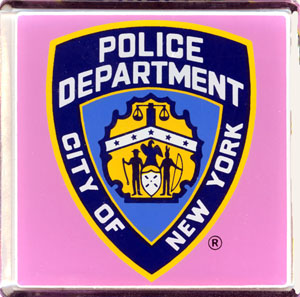 Magnet - NYPD Acrylic pink