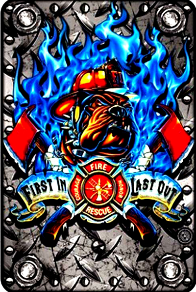 Bulldog Firefighter Sign