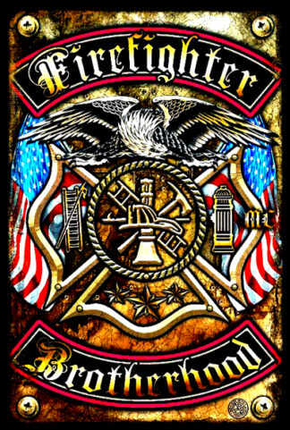 Sign, Metal - Firefighter Brotherhood