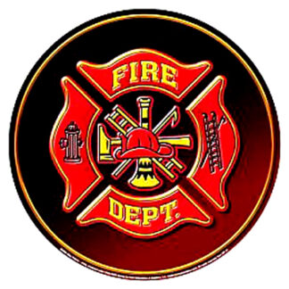 Sign, Metal - Maltese Cross Fire Department