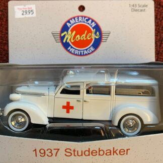 Studebaker 1937 Ambulance, White