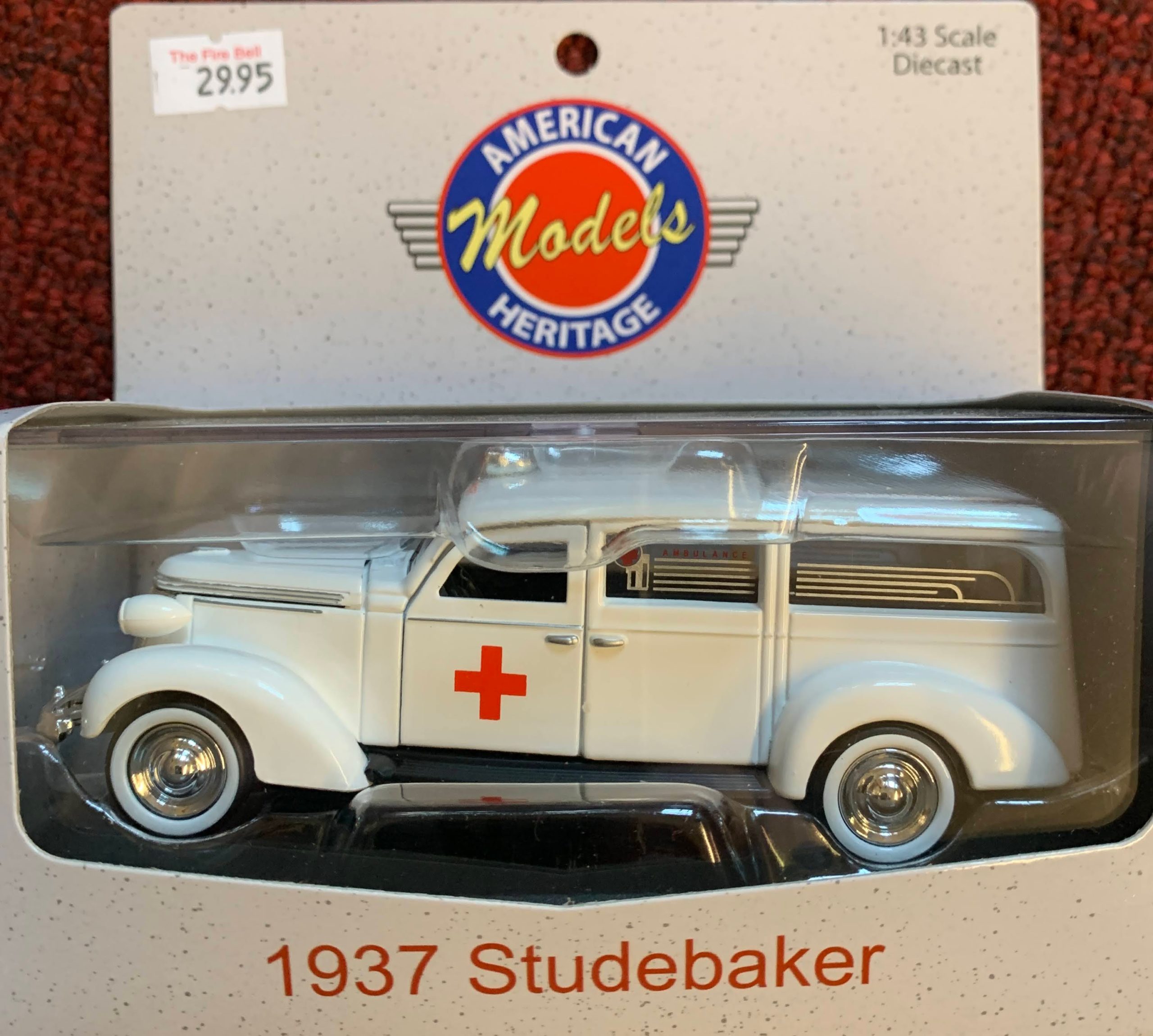 Studebaker 1937 Ambulance, White
