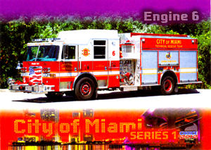 Miami, FL FD Trading Card Set-  Series 1