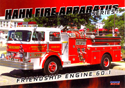 Hahn Fire Apparatus Trading Card Set- Series 1