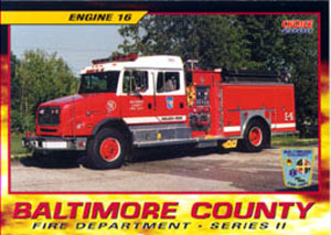 Baltimore County FD Trading Card Set- Series 2