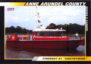 Anne Arundel County, MD Fire Trading Card Set- Series 2