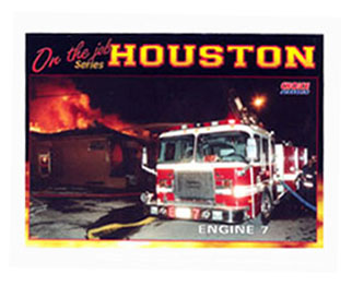 Houston, TX FD "On The Job" Trading Card Set