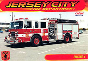 Jersey City, NJ FD Trading Card Set- Series 1