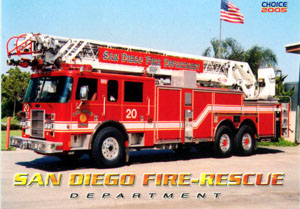 San Diego, CA Fire Rescue Trading Card Set- Series 1