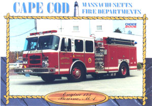 Cape Cod , MA FD Trading Card Set