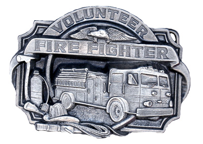 Belt Buckle - Volunteer Fire Fighter