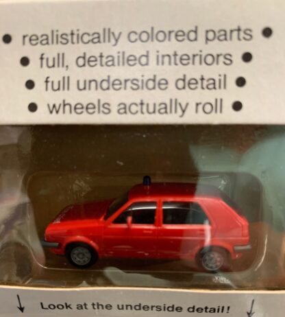 Volkswagen Golf Fire Chief Vehicle, HO scale