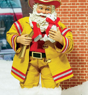 Clothique - Santa to the Fire  Rescue