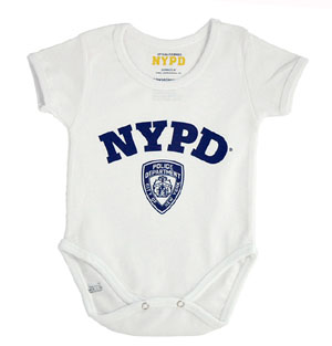 Infant Onesie - NYPD white