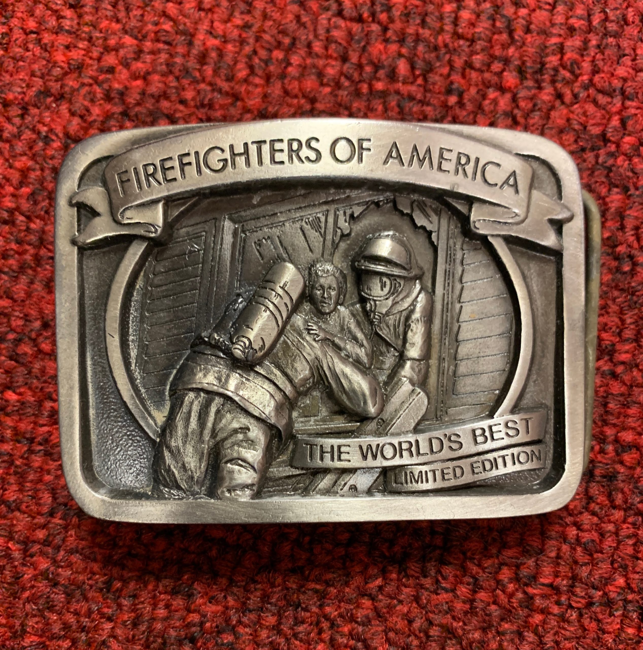 Belt Buckle - Firefighter of America 