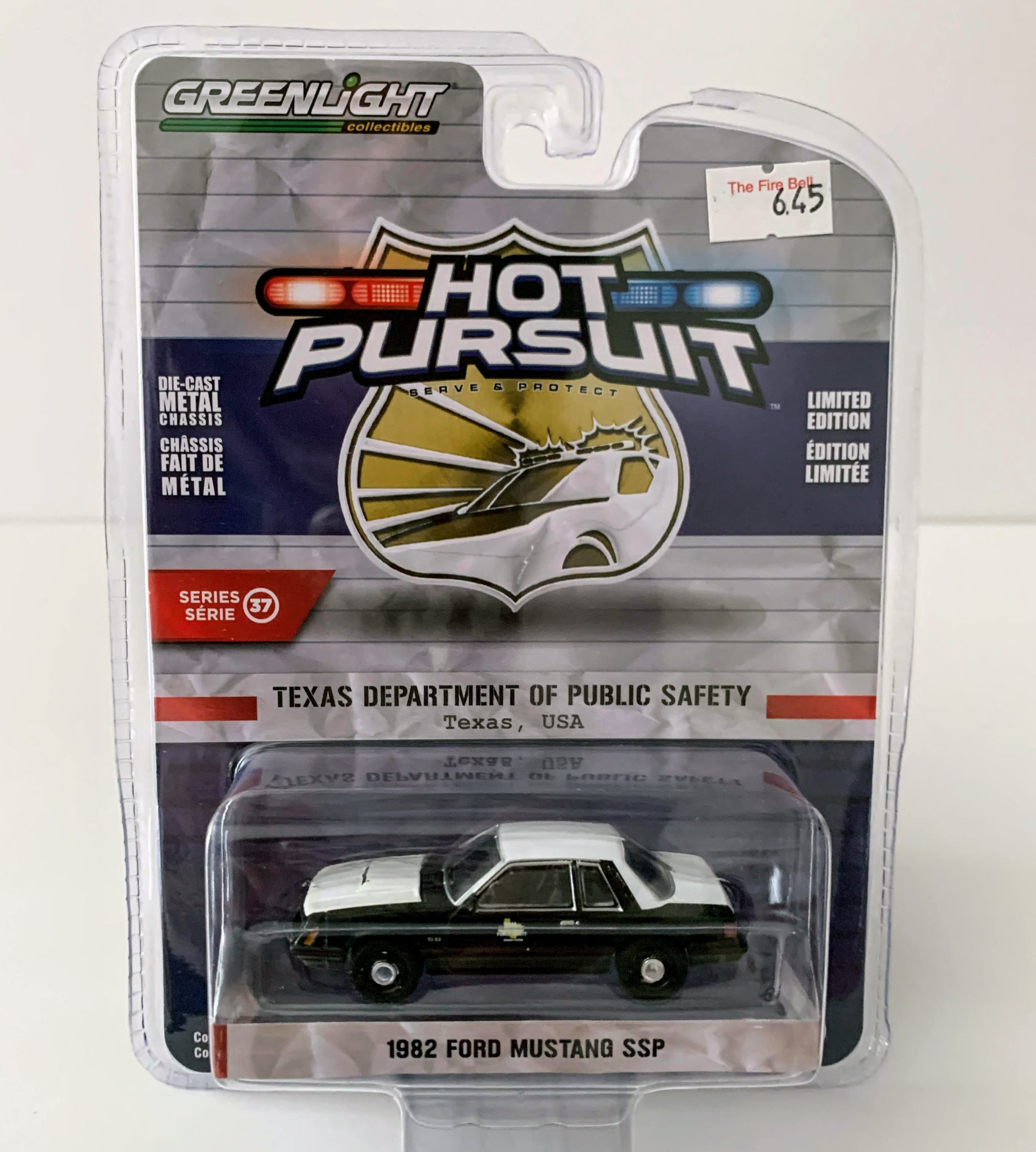 Greenlight Ford Mustang SSP 1982 Texas Police 42950 1/64