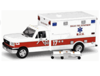 Code 3 - Dallas Fire Dept. Ford F-350 Ambulance 17