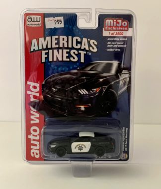 Auto World 2017 Ford Mustang GT California Highway Patrol Car 1:64 Scale 