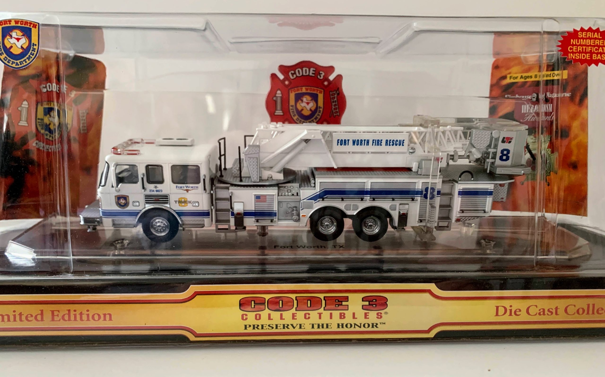 Code 3 - Fort Worth, Texas ALF Mid Mount Tower Ladder 8