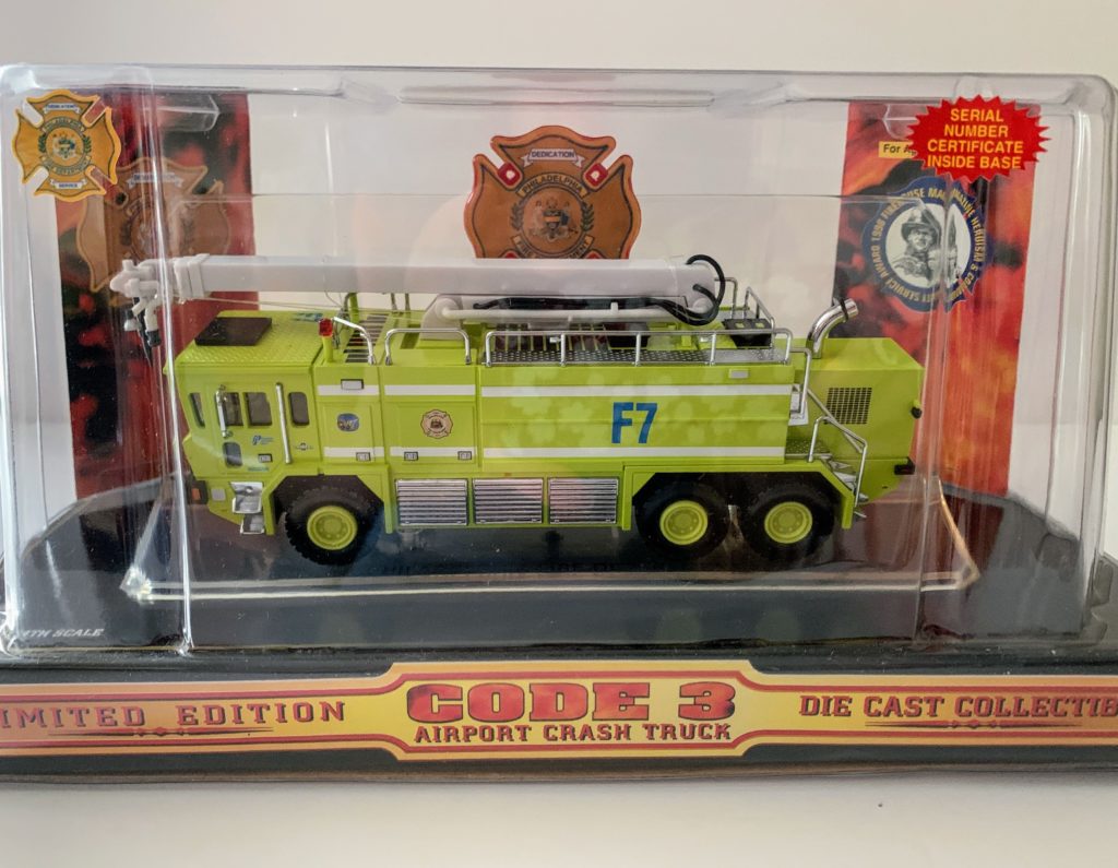 Philadelphia Code3 Model Code 3 - Philadelphia Oshkosh Crash Truck F7 - The Fire Bell