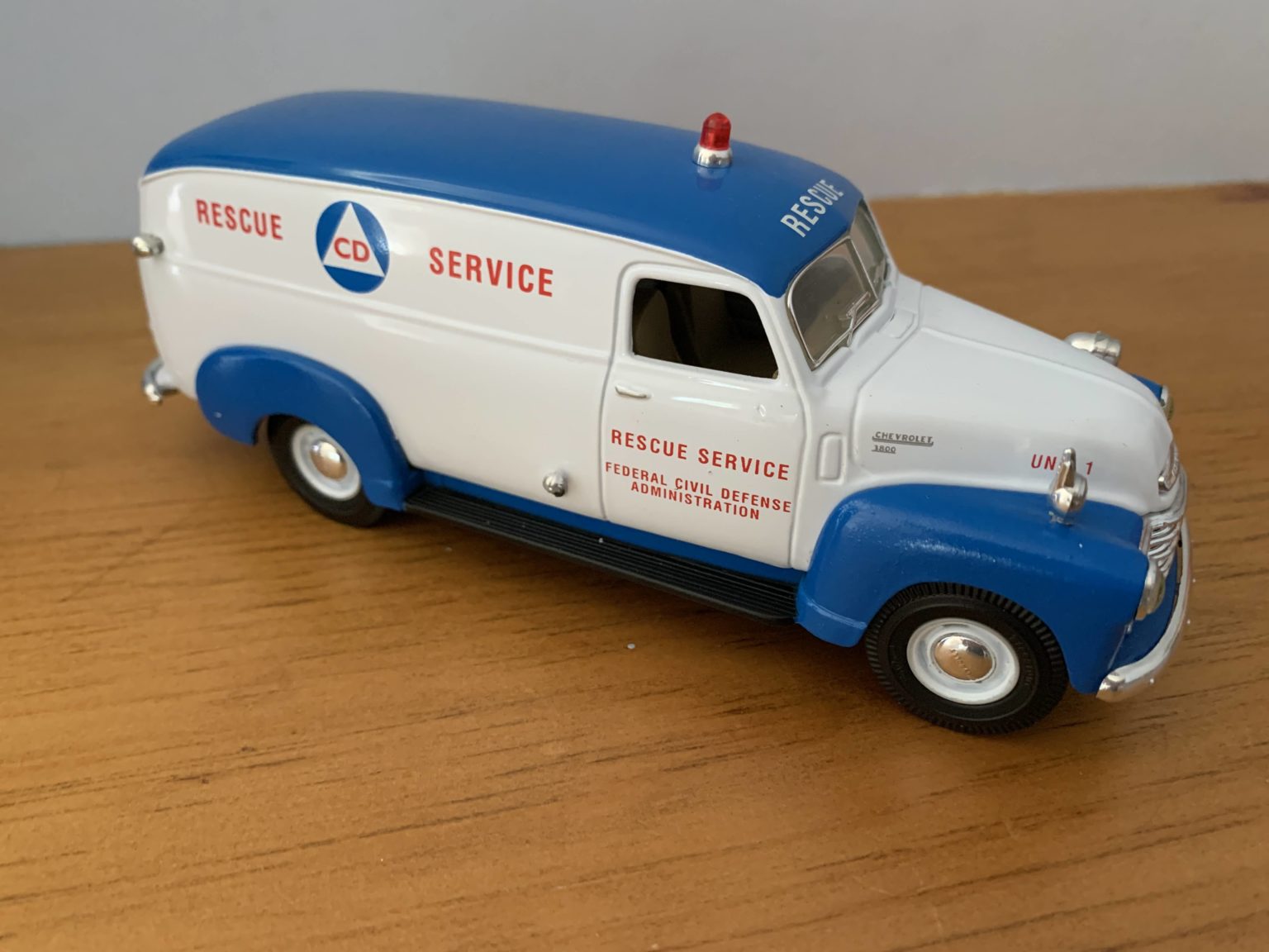 Chevrolet 3800 1946 Civil Defense Rescue Panel Truck - The Fire Bell