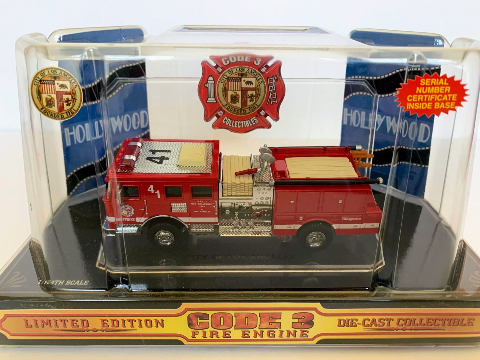 Code 3 - Los Angeles Hollywood Seagrave Pumper 41 (Red) - The Fire Bell