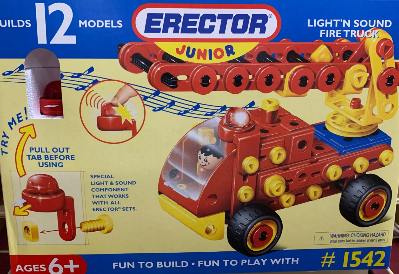 Erector Set Junior Fire & Rescue Construction Set The Fire Bell