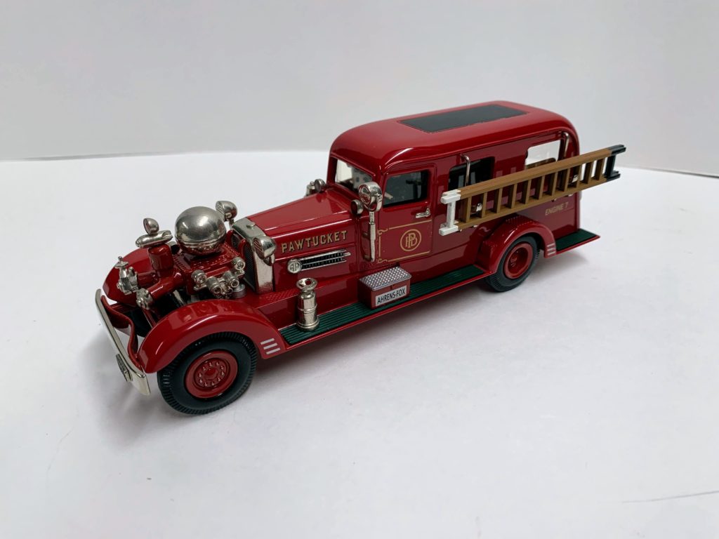 Ashton Pawtucket, RI 1937 Ahrens Fox Sedan Pumper