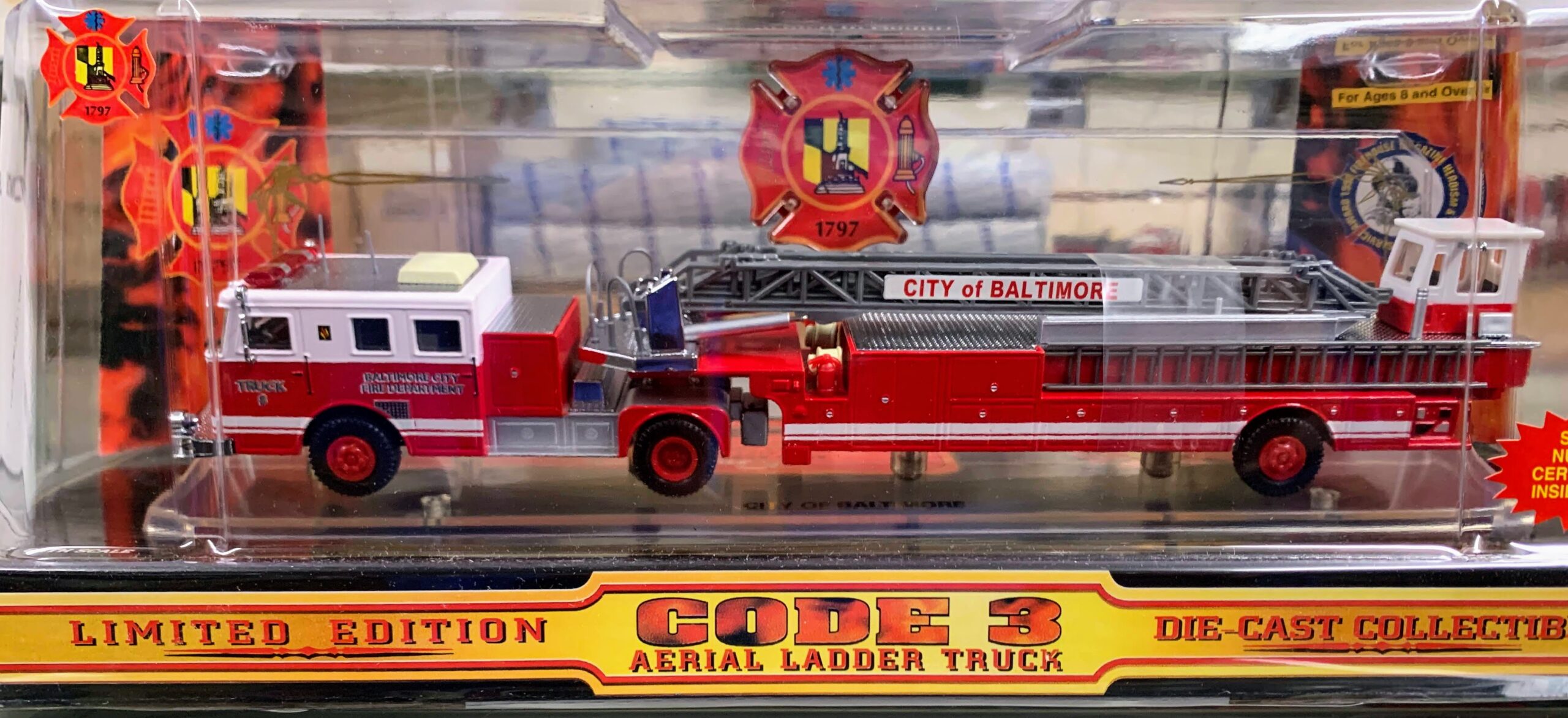 Code 3 - Baltimore Seagrave Tractor Drawn Aerial Ladder 8