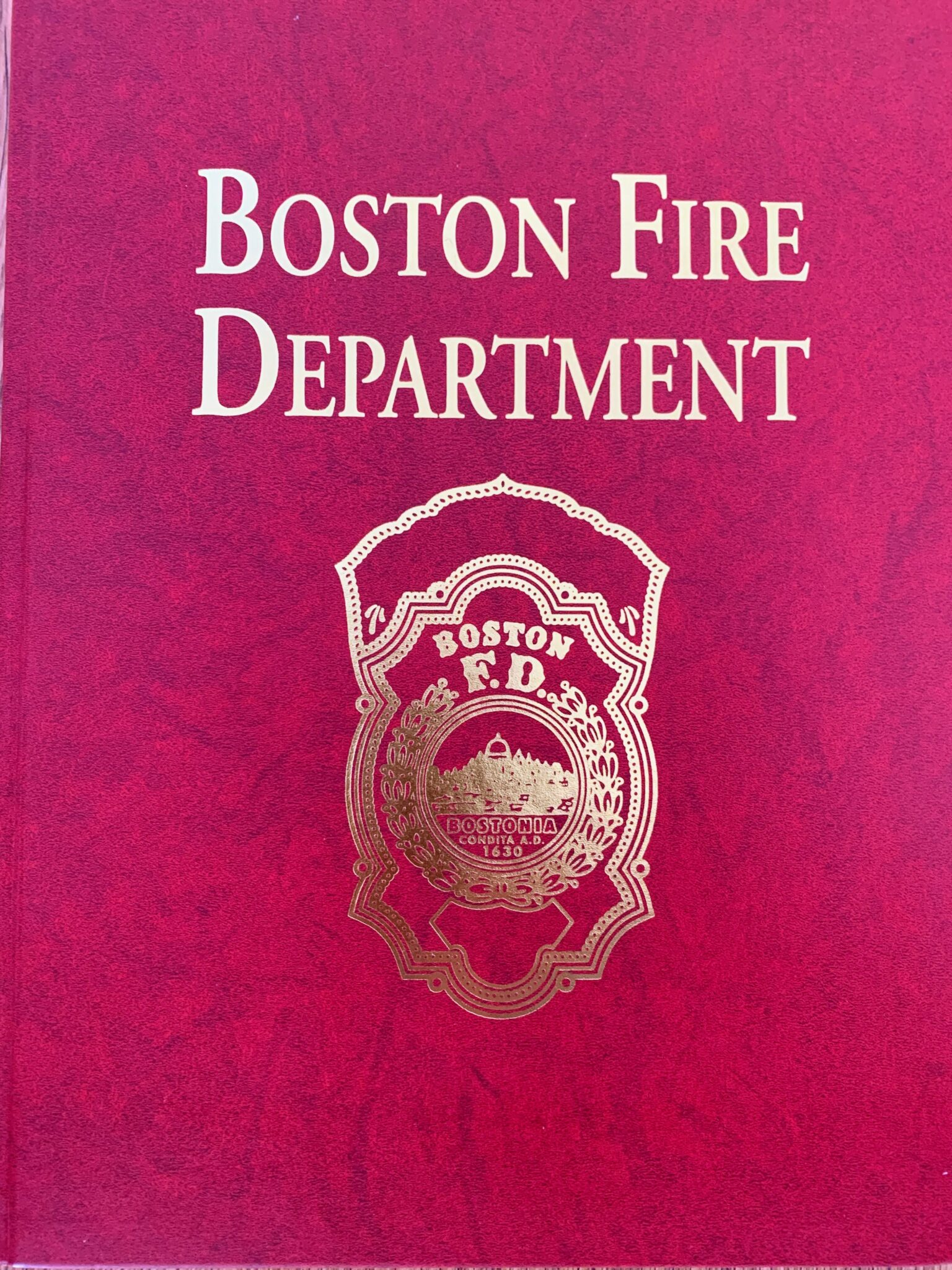 Vintage Book - Boston Fire Department