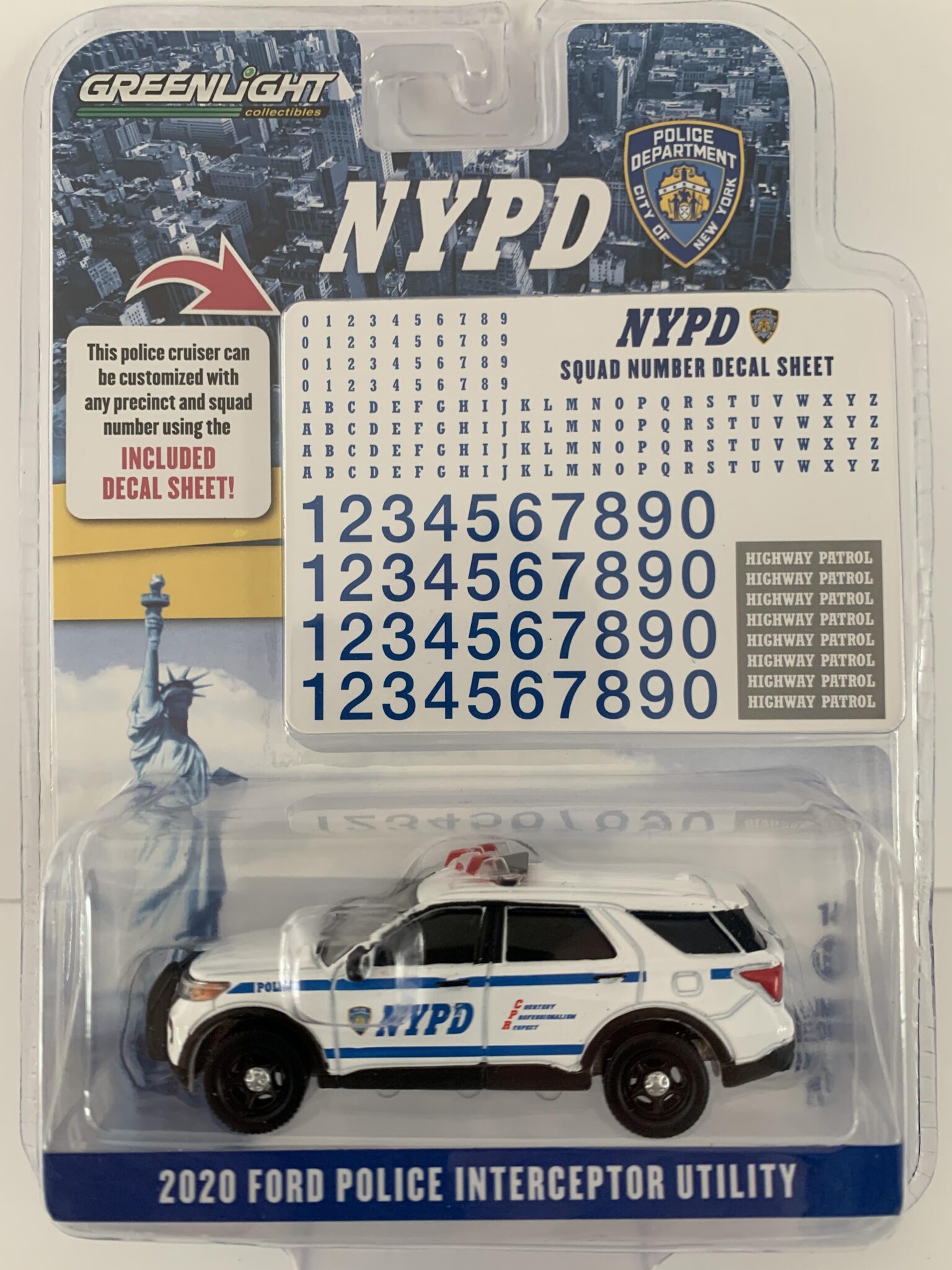 Ford 2020 NYPD Police Interceptor Utility with Decals - The Fire Bell