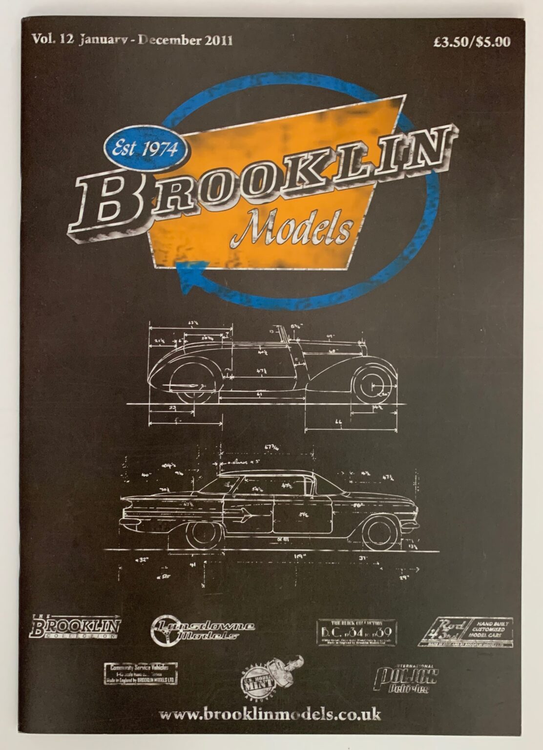 Vintage Diecast Catalogs - Brooklin Models Volume 12