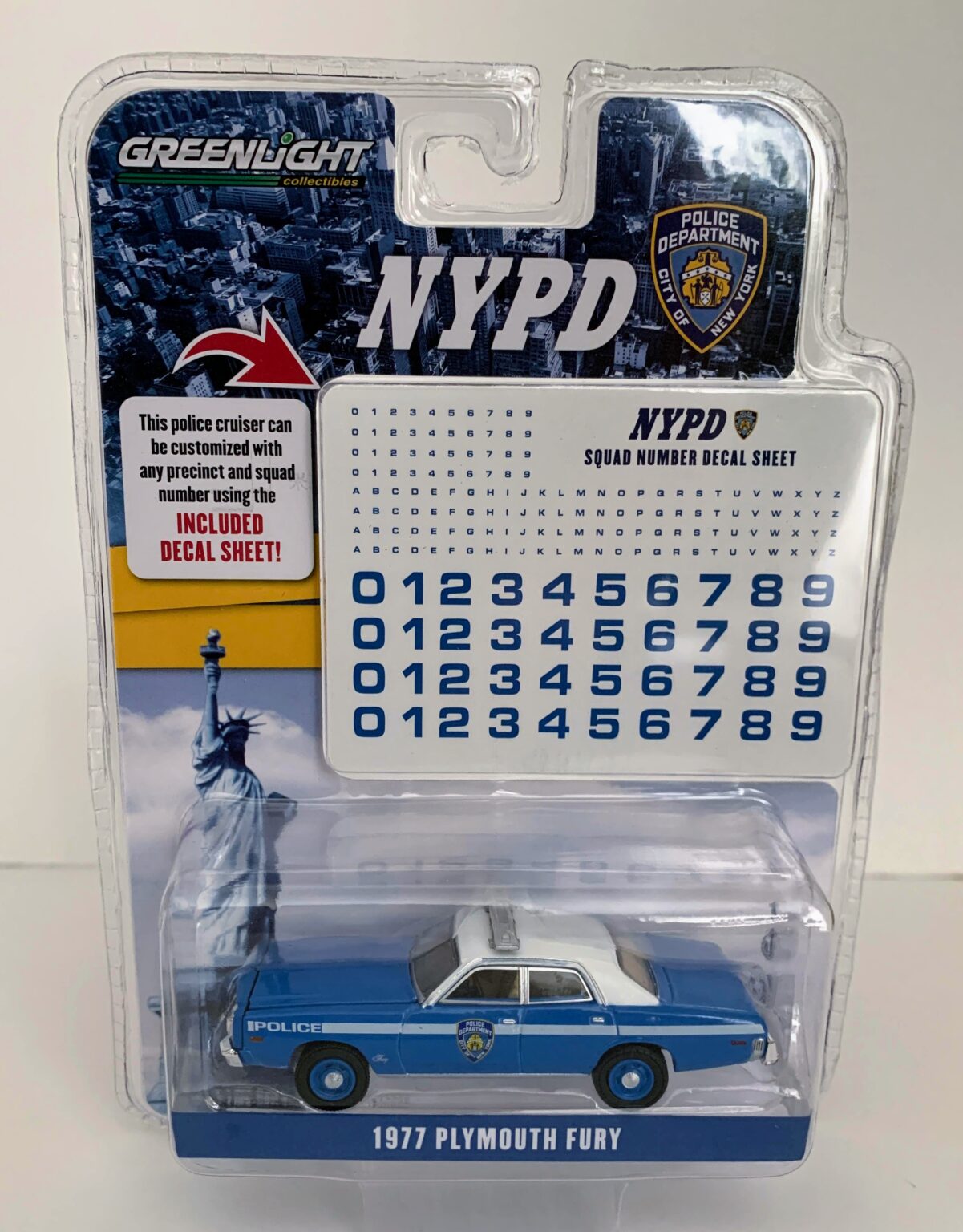 Plymouth 1977 Fury NYPD with Squad Number Decals - The Fire Bell