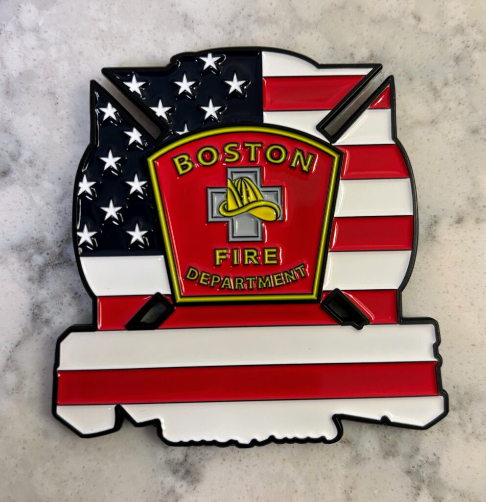 Coin - Boston Fire Department District 9 Tech Rescue - The Fire Bell