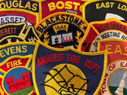 Fire Patches - Massachusetts Departments A - E Mystery Bag